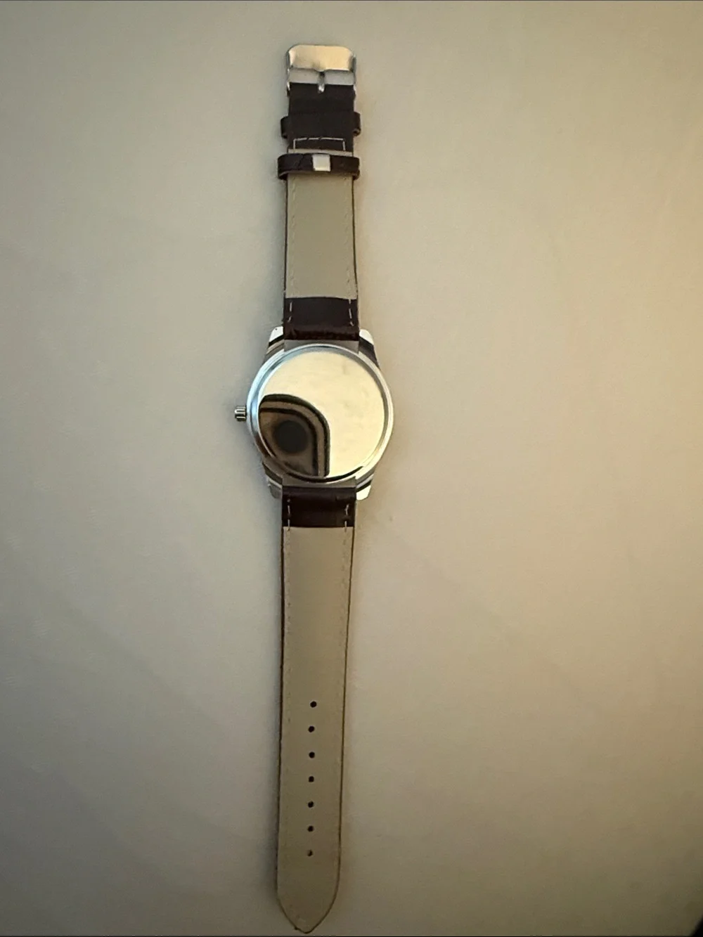 Classic Brown Leather Strap Quartz Watch